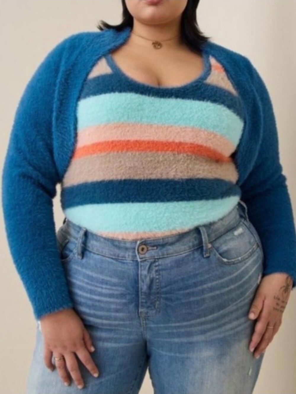 torrid eyelash shrug sweater size 0 NWT